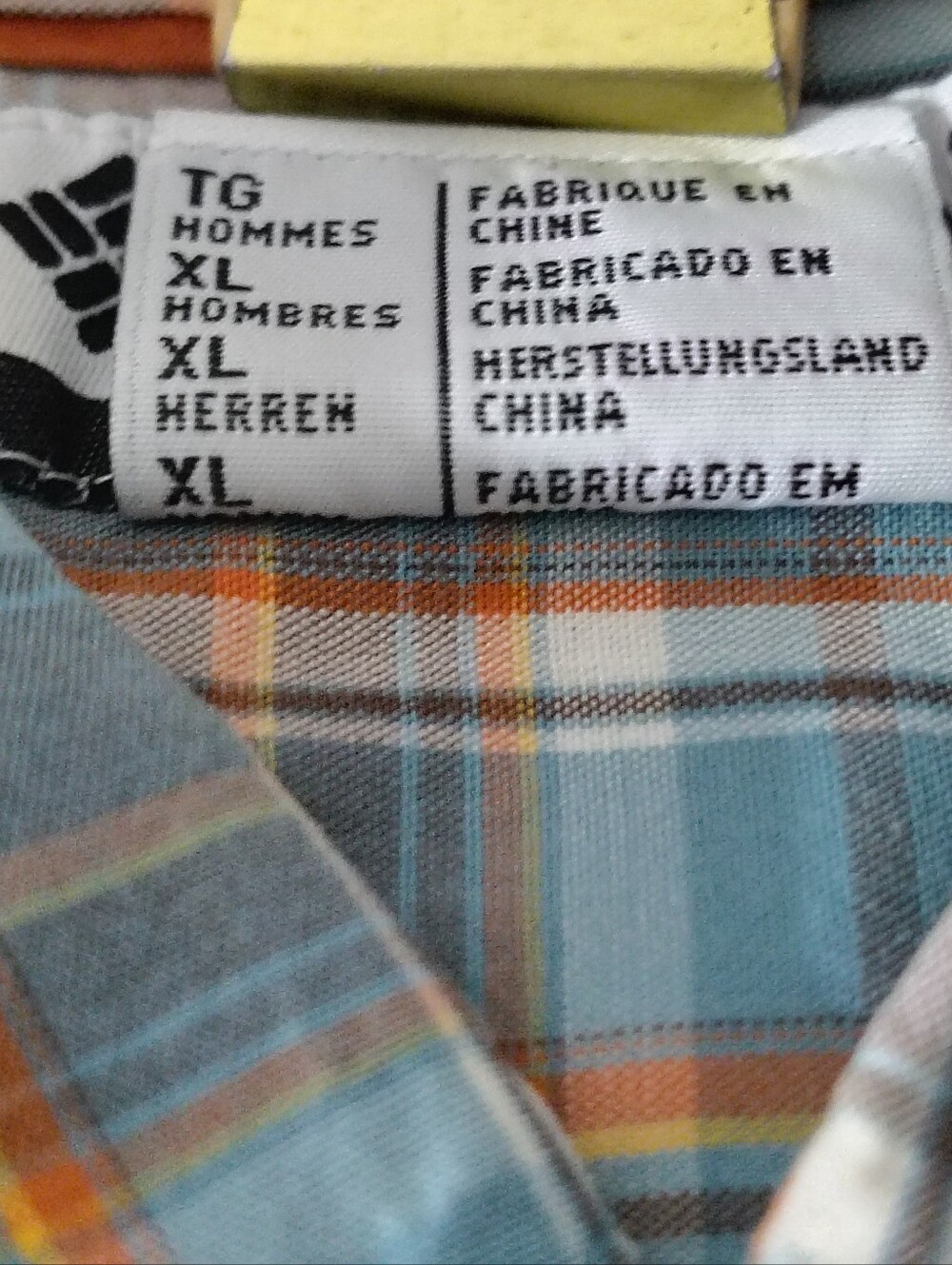 Columbia Sportswear Blue And Orange Plaid button-down - XL shirt - Picture 8 of 10